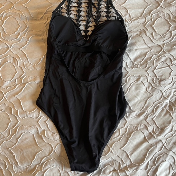 WORN ONCE Forever 21 Crochet One Piece Swimsuit - Picture 2 of 4
